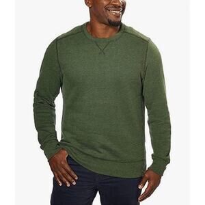 G.H. Bass & Co. crew neck sweatshirt Olive green preppy outdoor Gorpcore XLARGE‌